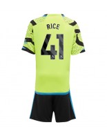 Arsenal Declan Rice #41 Venkovní dres pro děti 2023-24 Krátký Rukáv (+ trenýrky)